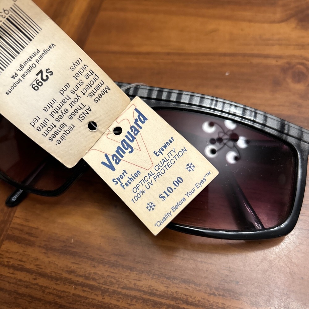 Vintage 80's Bosani‎ Black Sunglasses Y321